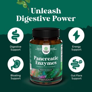 Foto 4 | Foto 4 | Suplemento De Salud Natures Craft Pancreatin Digestive Enzymes - Venta Internacional.
