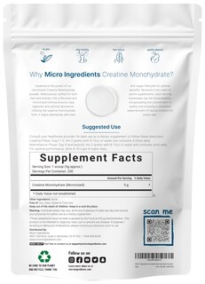 Foto 2 | Foto 2 | Microingredientes En Polvo De Monohidrato De Creatina 1 Kg (1000 G) - Venta Internacional.