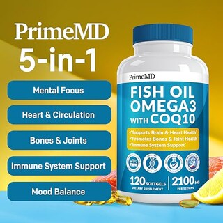 Foto 7 | Foto 7 | Suplementos De Aceite De Pescado 5 En 1 Primemd Con Omega 3 (2100 Mg) X2 - Venta Internacional.