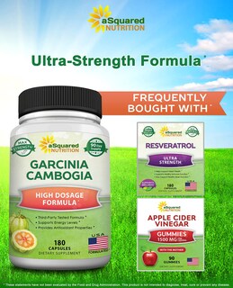 Foto 6 | Foto 6 | Suplemento Asquared Nutrition Garcinia Cambogia 1600 Mg 180 Cápsulas - Venta Internacional.