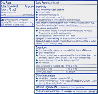 Foto 2 | Foto 2 | Laxante Líquido Phillips' Milk Of Magnesia 26 Oz (750 Ml) X2 - Venta Internacional.