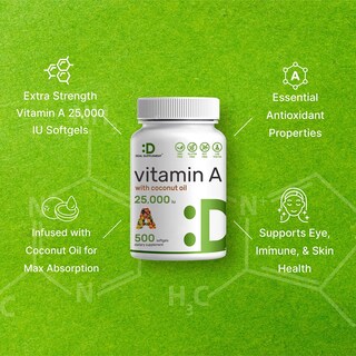 Foto 4 | Foto 4 | Suplemento Oferta Suplemento De Vitamina A De Alta Potencia 25.000 Ui - Venta Internacional.