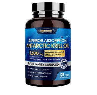 Foto 1 | Foto 1 | Suplemento De Aceite De Krill Zebora 1200 Mg De Omega 3 Con Astaxantina - Venta Internacional.