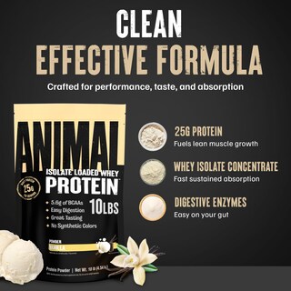 Foto 5 | Foto 5 | Proteína En Polvo De Suero Animal Aislada De Vainilla  4 54 Kg Con Enzimas - Venta Internacional.