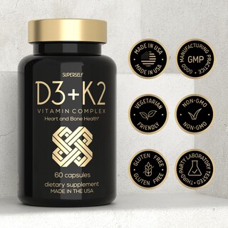 Foto 6 | Foto 6 | Suplemento Superself De Vitamina D3 5000 Ui Más Vitamina K Mk7 100 Mcg - Venta Internacional.