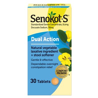 Foto 1 | Foto 1 | Tablets Senokot S Laxante Vegetal Natural De Doble Acción 30 - Venta Internacional.