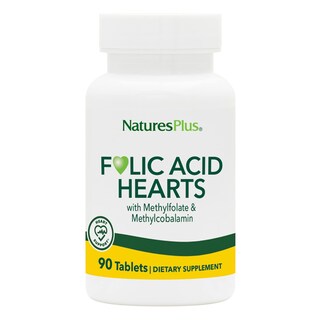 Foto 1 | Foto 1 | Suplemento Natures Plus Folic Acid Hearts 90 Capsulas - Venta Internacional