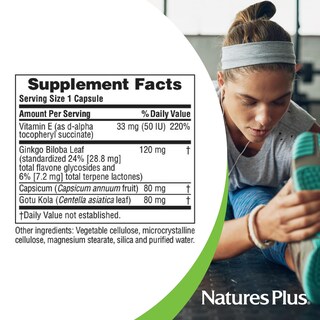 Foto 5 | Foto 5 | Suplemento Natures Plus Gingko-combo 60 Cápsulas - Venta Internacional