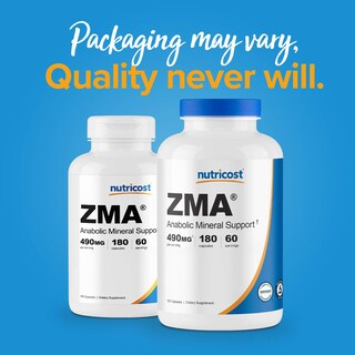 Foto 3 | Foto 3 | Suplemento Nutricost Zma 180 Cápsulas (3 Botellas) - Venta Internacional.