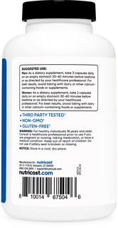 Foto 4 | Foto 4 | Suplemento Nutricost Zma 180 Cápsulas (3 Botellas) - Venta Internacional.