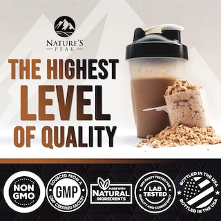 Foto 4 | Foto 4 | Proteína De Suero En Polvo Nature's Peak 24 G Chocolate Doble Rico - Venta Internacional.