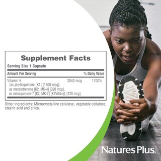 Foto 4 | Foto 4 | Suplemento Alimenticio Natures Vitamina K 60 Cápsulas - Venta Internacional