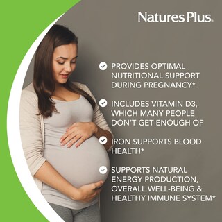 Foto 4 | Foto 4 | Suplemento Alimenticio Natures PlusMultivitamínico Prenatal Naturesplus Ultra 90 Capsulas - Venta Internacional