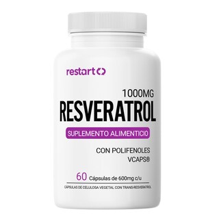 Foto 1 | Foto 1 | Suplemento Alimenticio Restart Resveratrol Trans 60 Cápsulas