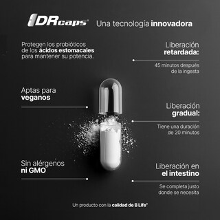 Foto 5 | Foto 5 | 60 Billones De Probióticos Con 60 Cápsulas Y Una Concentración De 3 Cepas De Probióticos 60 Billion Probiotics B Life