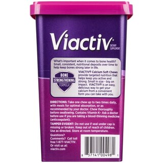 Foto 3 | Foto 3 | Suplemento Alimenticio Viactiv Max Calcio y Vitamina D3 100 Masticables - Venta Internacional