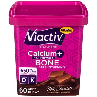 Foto 1 | Foto 1 | Suplemento Viactiv Calcio+vitamina D3 Para Chocolate Con Leche, 60 Unidades Para Masticar - Venta Internacional.