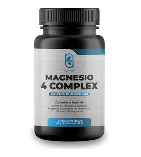 Foto 1 | Foto 1 | Magnesio Complex - Citrato, Glicinato, Oxido y Gluconato De Magnesio 500 mg de 100 Cápsulas