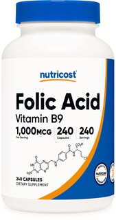 Foto 1 | Foto 1 | Venta Internacional - Ácido Fólico B9 1000 MCG 240 Cápsulas Nutricost