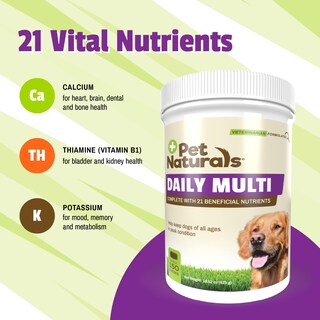 Foto 6 | Foto 6 | Venta Internacional - Multivitamínico Diario Supplement Pet Naturals 150 Masticables Para Perros