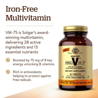 Foto 4 | Foto 4 | Venta Internacional - Multivitamínico Solgar Formula Vm-75 90 Comprimidos