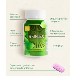 Foto 3 | Foto 3 | Rmflex 30 Comprimidos 850 Mg Pack 5
