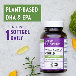 Foto 3 | Foto 3 | Suplemento New Chapter Vegan Omega-3 Complex 30 Cápsulas Blandas - Venta Internacional.