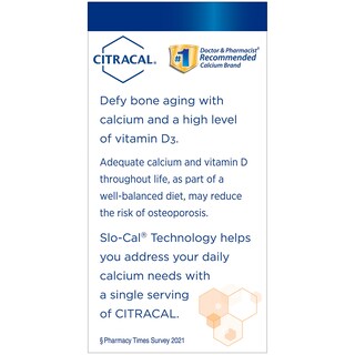 Foto 8 | Foto 8 | Venta Internacional - Suplemento De Calcio Citracal Slow Release 1200 Con Vitamina D3