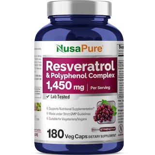 Foto 1 | Foto 1 | Venta Internacional - Suplemento Nusapure Resveratrol & Polyphenol Complex 1450 Mg