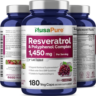 Foto 4 | Foto 4 | Venta Internacional - Suplemento Nusapure Resveratrol & Polyphenol Complex 1450 Mg