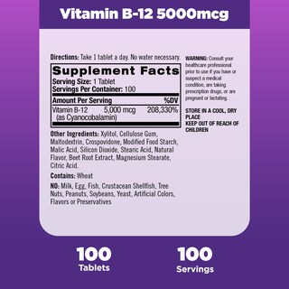 Foto 4 | Foto 4 | Venta Internacional - Tabletas Energéticas De Vitamina B12 5