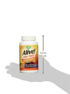 Foto 8 | Foto 8 | Venta Internacional - ¡multivitamínico Nature's Way Alive! Max3 Potency, 180 Comprimidos