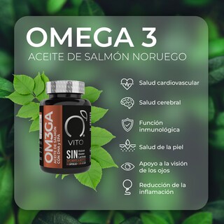 Foto 4 | Foto 4 | Omega 3 VITO Aceite De Salmón DHA y Epa Frasco con 90 Cápsulas