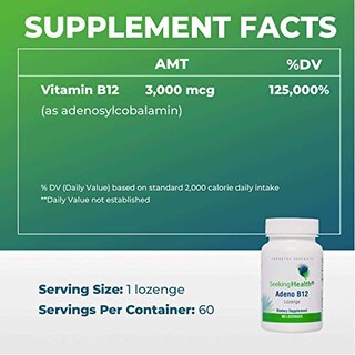 Foto 7 | Foto 7 | Suplemento Seeking Health Adeno B12 3000 Mcg 60 Cápsulas Veganas - Venta Internacional.