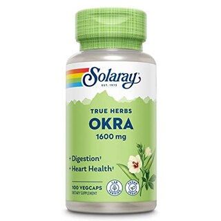 Foto 1 | Foto 1 | Suplemento Solaray Okra Fruit 1600 Mg, Ayuda A La Digestión 100 - Venta Internacional.