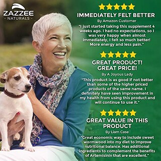 Foto 5 | Foto 5 | Suplemento Zazzee (artemisinina, 100 Mg, Cápsulas, 120 Veganas) - Venta Internacional.