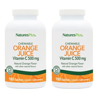 Foto 1 | Foto 1 | Zumo De Naranja Masticable Con Vitamina C Nature's Plus, 500 Mg, 180 Tabletas - Venta Internacional.