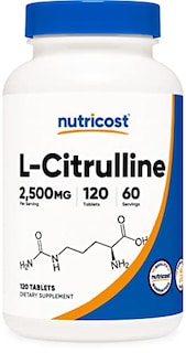 Foto 1 | Foto 1 | Suplemento Nutricost L-citrulina 2500 Mg 120 Comprimidos - Venta Internacional.