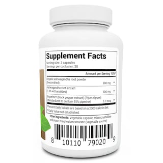 Foto 2 | Foto 2 | Suplemento Dr. Berg En Cápsulas De Ashwagandha 90 X 1500 Mg - Venta Internacional.