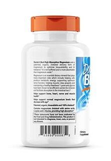 Foto 4 | Foto 4 | Supplement Doctor's Best Magnesio De Alta Absorción 100 Mg - Venta Internacional.