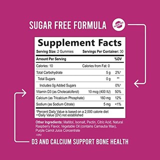 Foto 2 | Foto 2 | Complemente El Calcio De Nature's Nutrition Con Gomitas De Vitamina D3 - Venta Internacional.