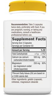 Foto 6 | Foto 6 | Suplemento Nature's Way De Calcio Y Magnesio 750 Mg 250 Cápsulas - Venta Internacional.