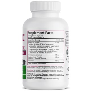 Foto 2 | Foto 2 | Suplemento Probiótico Bronson Women's De 50 Mil Millones De Cfu + Prebio - Venta Internacional.