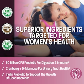 Foto 3 | Foto 3 | Suplemento Probiótico Bronson Women's De 50 Mil Millones De Cfu + Prebio - Venta Internacional.