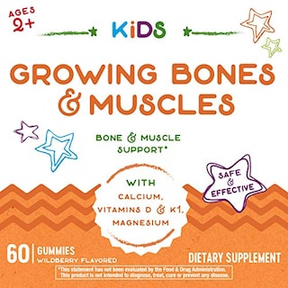 Foto 2 | Foto 2 | Suplemento Nature's Way Kids Growing Bones & Muscles, 60 Gomitas - Venta Internacional.