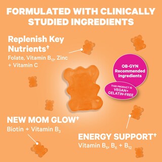 Foto 3 | Foto 3 | Gomitas Vitamínicas Posnatales Pink Stork Total Para Mujer, 60 Unidades - Venta Internacional.