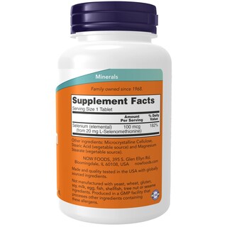 Foto 2 | Foto 2 | Supplements Now Selenium (l-selenometionina) 100 Mcg 250 Tabletas - Venta Internacional.