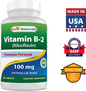 Foto 7 | Foto 7 | Suplemento Best Naturals De Vitamina B2 (riboflavina) 100 Mg 180 T - Venta Internacional.