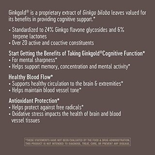 Foto 4 | Foto 4 | Suplemento Nature's Way Ginkgold 150 Comprimidos - Venta Internacional.