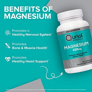 Foto 2 | Foto 2 | Suplemento: Cápsulas De Magnesio Qunol (420 Mg) Para La Salud Ósea (12) - Venta Internacional.